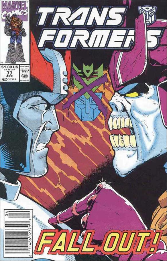 Transformers (1984) issue 77-B Newsstand Cover