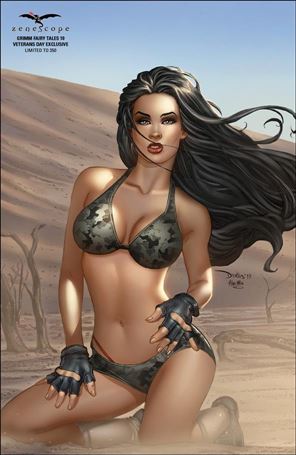 Grimm Fairy Tales (2016) issue 10-H Derlis Santacruz Veterans Day Cover 1/350