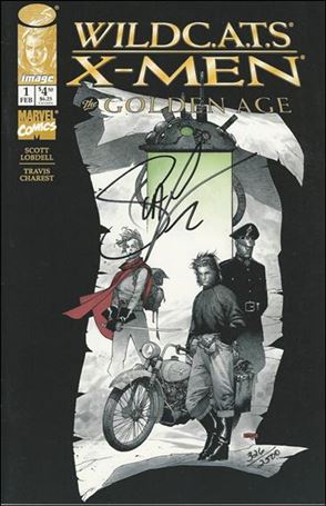 WildC.A.T.s/X-Men: The Golden Age issue 1-E DF Travis Charest Cover (Signed by Lobdell) 1/2500