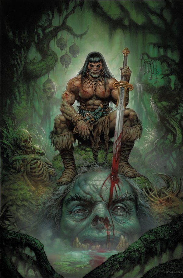 Conan the Barbarian (2023) issue 23-G Greg Staples Glow-in-the-Dark Cover