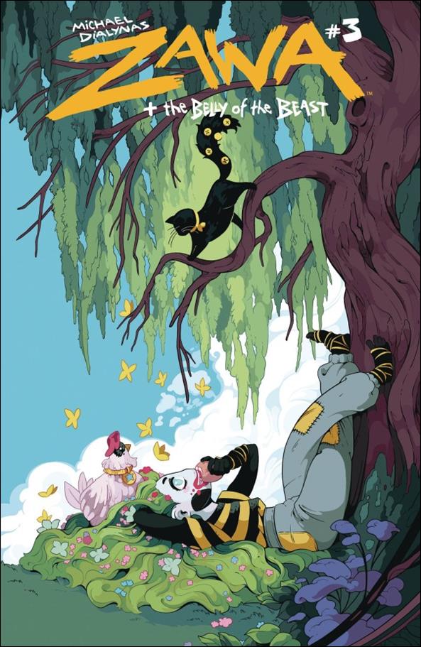 Zawa + The Belly of the Beast issue 3-B Dani Pendergast Cover