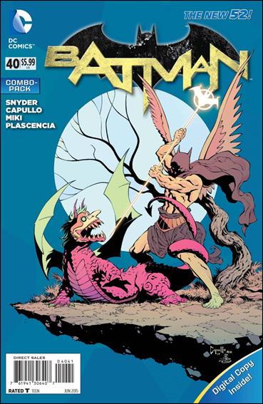 Batman (2011) issue 40-C Unbagged Greg Capullo Cover Combo Pack