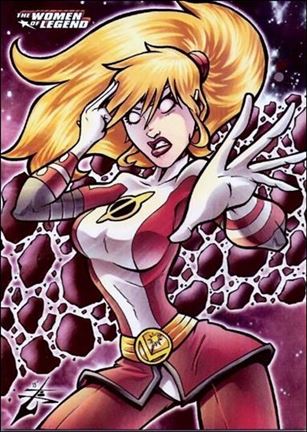 Women of Legend (Base Set) card 27 Saturn Girl