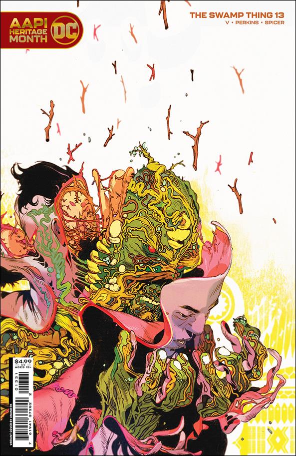 Swamp Thing (2021) issue 13-C Anand Radhakrisnon AAPI Heritage Cardstock Cover