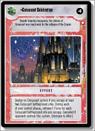 Star Wars: Special Edition Limited (Base Set) card 219 Coruscant Celebration