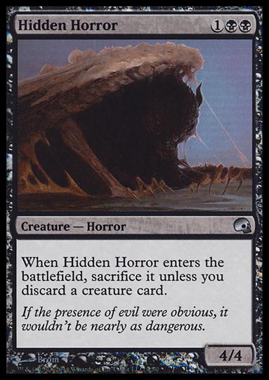 Magic the Gathering: Premium Deck Series: Graveborn (Base Set) card 2 Hidden Horror