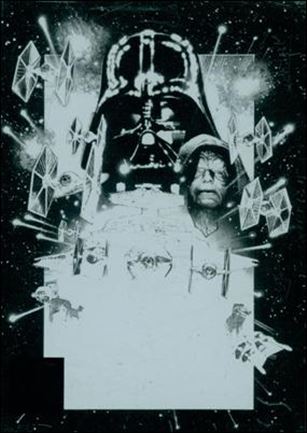 Star Wars Galaxy: Series 4 (Base Card Printing Plate Subset) card 56 Special Edition Poster: Episode V - 1/1 Black