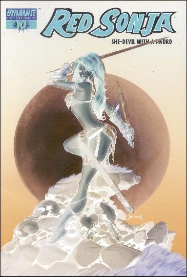 Red Sonja (2005) issue 10-F Joe Benitez 1:20 Negative Cover