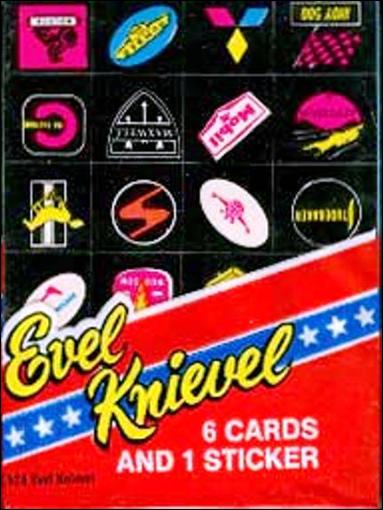Evel Knievel card 2-B Sealed Pack