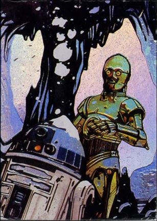 Star Wars Finest (Matrix Subset) card M2 C-3PO and R2-D2