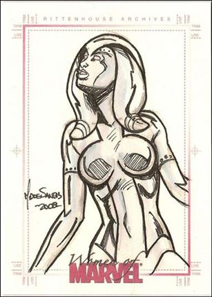 Women of Marvel (SketchaFEX Subset) card MDS Mark Dos Santos 1/550