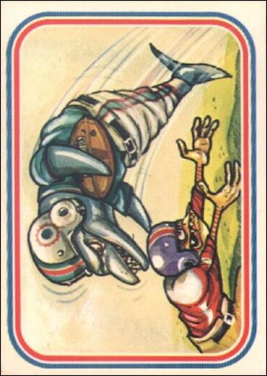 Football Super Freaks (Base Set) card 20 Durwood the Dolphin