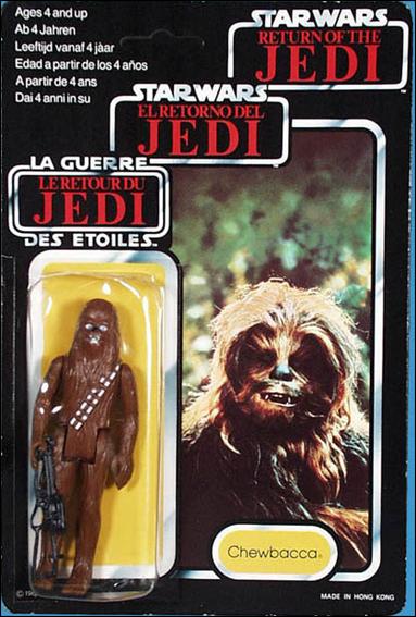 Star Wars 3 3/4" Basic Action Figures (Vintage) figure 2-G Chewbacca (Tri-Logo)