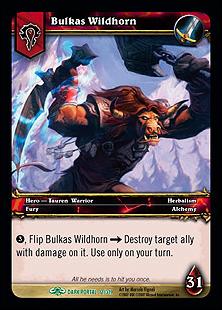 World of Warcraft: Through the Dark Portal (Base Set) card 12 Bulkas Wildhorn