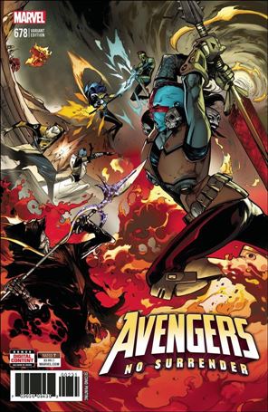Avengers (1963) issue 678-D Pepe Larraz Cover (2nd Printing)