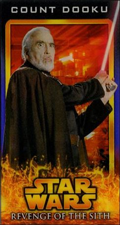 Star Wars: Revenge of the Sith Widevision (Flix-Pix Lenticular Motion Subset) card 8 Count Dooku