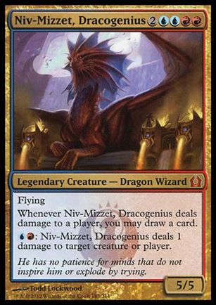Magic the Gathering: Return to Ravnica (Base Set) card 183 Niv-Mizzet, Dracogenius