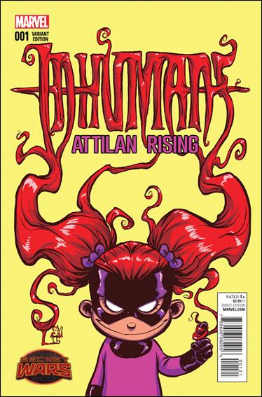 Inhumans: Attilan Rising issue 1-D Skottie Young Baby Cover