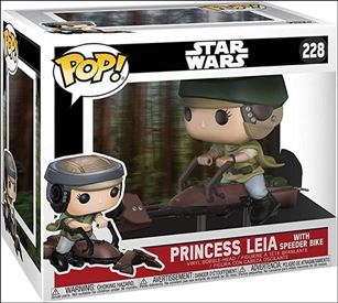 POP! Star Wars figure 228 Princess Leia with Speeder Bike
