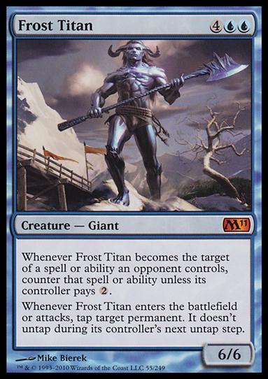 Magic the Gathering: 2011 Core Set (Base Set) card 55 Frost Titan