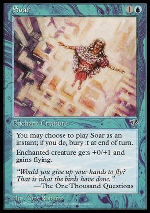 Magic the Gathering: Mirage (Base Set) card 93 Soar