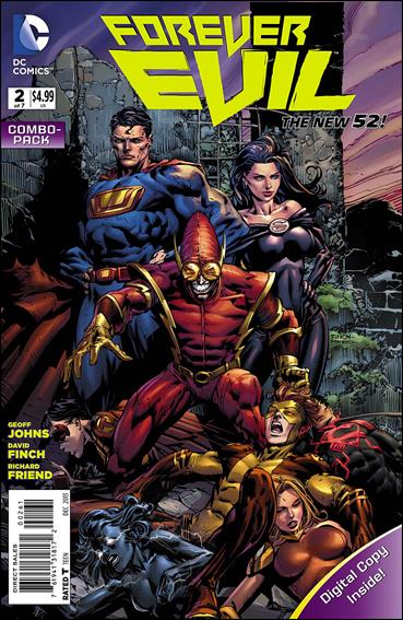 Forever Evil issue 2-C Unbagged David Finch Cover Combo Pack