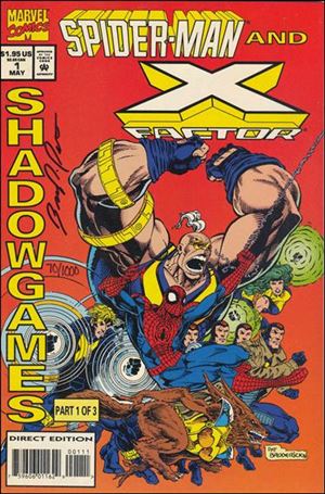 Spider-Man and X-Factor: Shadowgames issue 1-B Dynamic Forces (signed by Bruce Patterson) 1/1000
