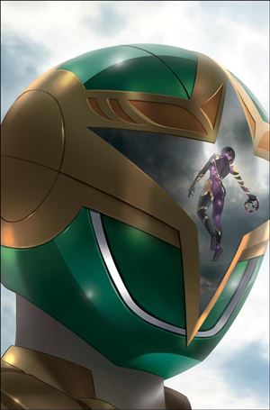 Mighty Morphin Power Rangers issue 34-C Miguel Mercado Cover