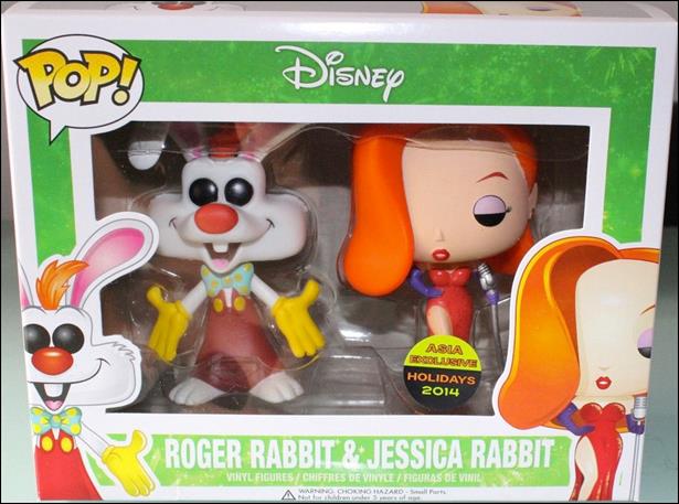 POP! Disney Multi-Packs figure nn4 Roger Rabbit & Jessica Rabbit Asian Exclusive
