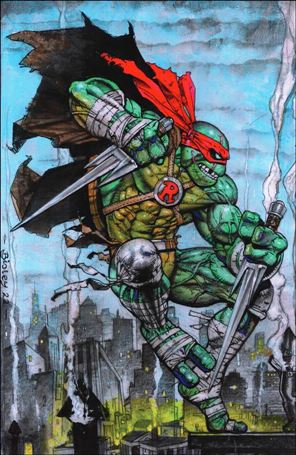Teenage Mutant Ninja Turtles Annual issue 2023-E Simon Bisley Jetpack/Forbidden 1/1000 Cover