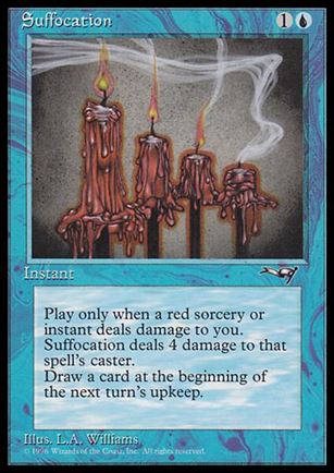 Magic the Gathering: Alliances (Base Set) card 38 Suffocation
