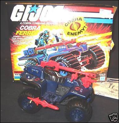 G.I. Joe: A Real American Hero 3 3/4" Basic Vehicles and Playsets figure 62 Cobra Ferret (ATV)