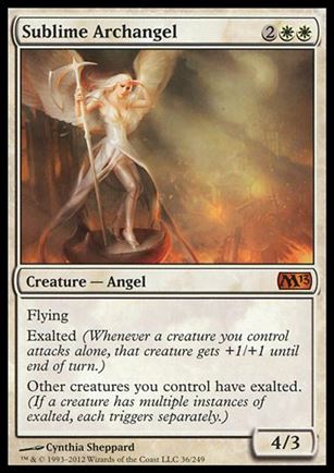 Magic the Gathering: 2013 Core Set (Base Set) card 36 Sublime Archangel