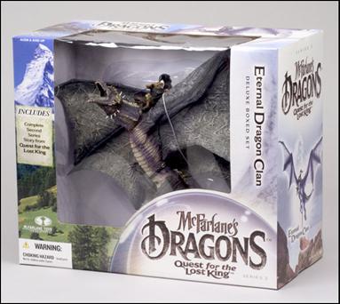 McFarlane's Dragons Series 2: Quest For The Lost King Deluxe Box Set figure 1 Eternal Dragon Clan Deluxed Boxed Set