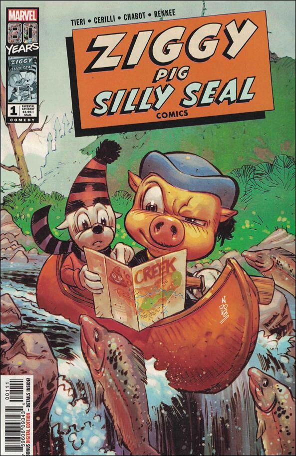 Ziggy Pig - Silly Seal Comics issue 1-E Nic Klein Ultimate Comics Hidden Emoji Cover