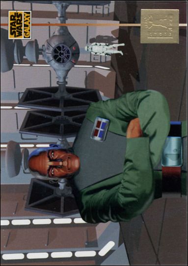 Star Wars Galaxy: Series 3 (LucasArts Subset) card L7 Maarek Stele and TIE Fighters