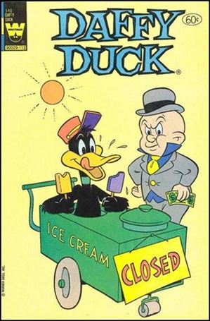 Daffy Duck issue 140 Yellow Logo