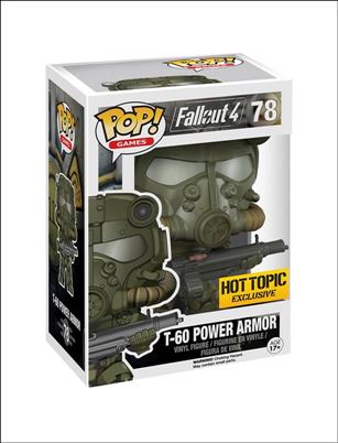 POP! Games figure 78-B T-60 Power Armor (Green Hot Topic Exclusive)