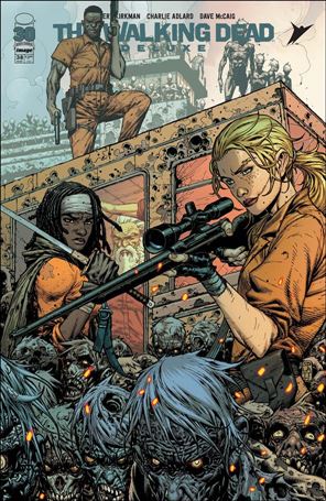Walking Dead Deluxe issue 38-C Stephen Platt Cover