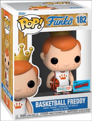 Pop! Funko - Freddy Funko figure 182 Basketball Freddy (White Jersey) Festival of Fun
