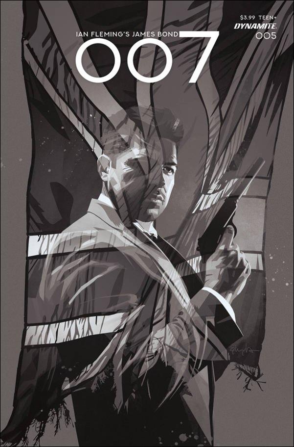007 issue 5-E Tommy Lee Edwards 1:10 B&W Cover