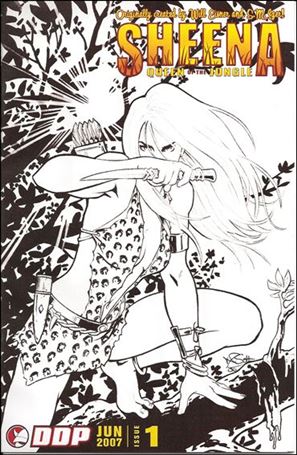 Sheena, Queen of the Jungle (2007) issue 1-E Nicola Scott Sketch Cover