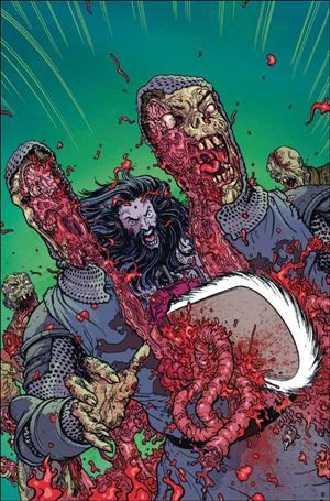 Army of Darkness Forever issue 13-F Chris Burnham Virgin 1:15 Cardstock Cover