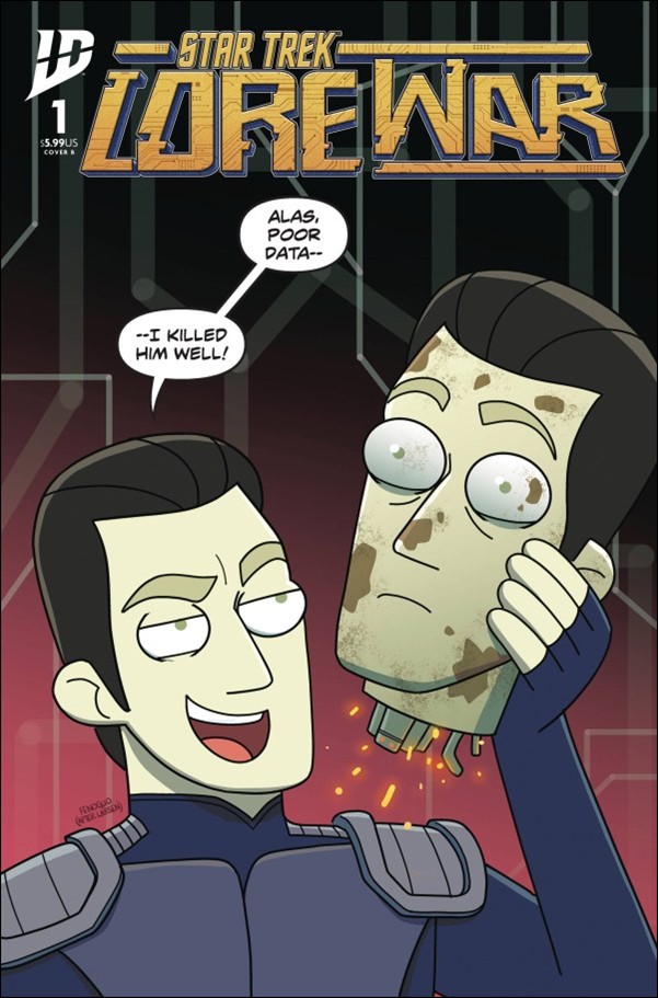 Star Trek: Lore War issue 1-B Chris Fenoglio Homage Cover