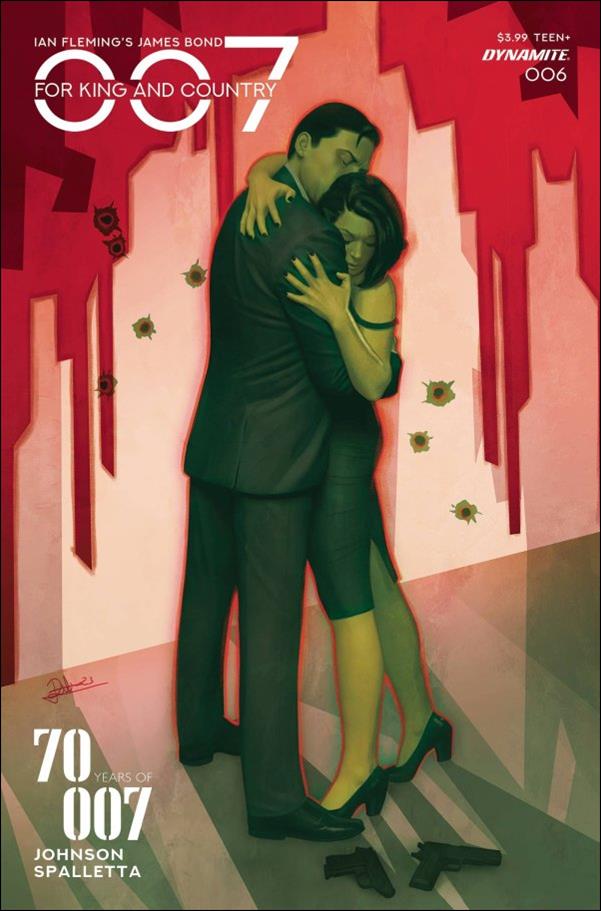 007: For King and Country issue 6-B Rebeca Puebla Cover