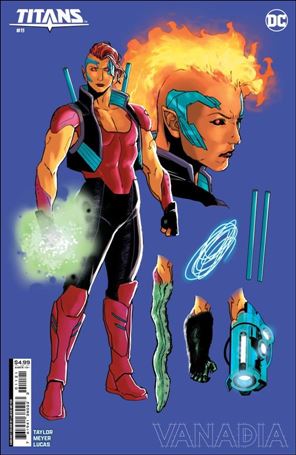 Titans (2023) issue 11-C Lucas Meyer Design Cardstock Cover
