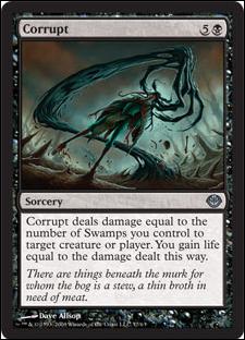 Magic the Gathering: Duel Decks: Garruk vs. Liliana (Base Set) card 57 Corrupt