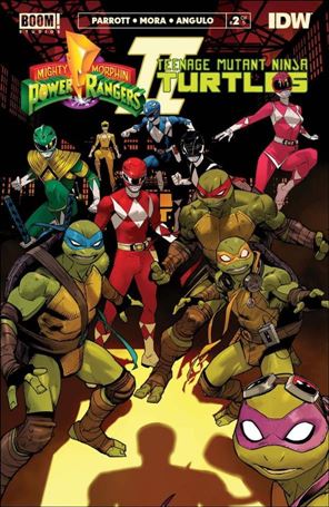 Mighty Morphin Power Rangers / Teenage Mutant Ninja Turtles II issue 2 Dan Mora Cover