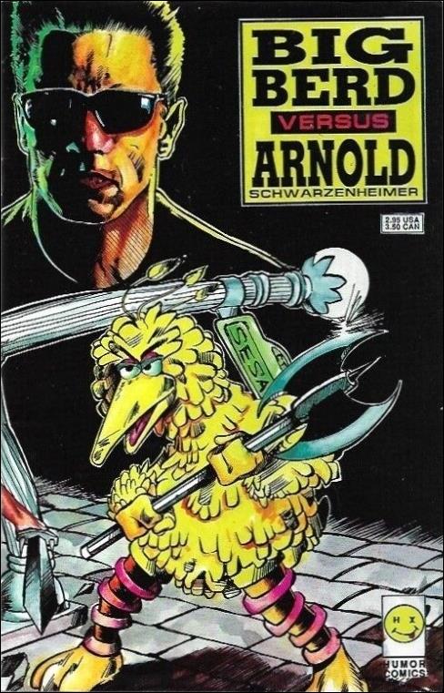 Big Berd Versus Arnold Schwarzenheimer  issue 1 Wraparound Cover