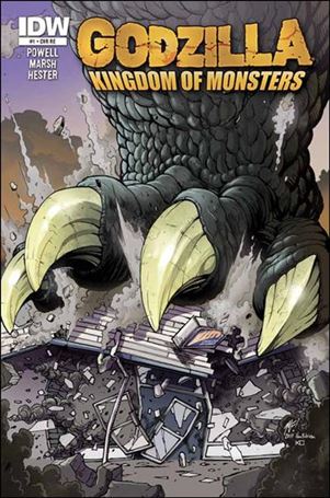 Godzilla: Kingdom of Monsters issue 1-NW Matt's Cavalcade of Comics Cover 1/500